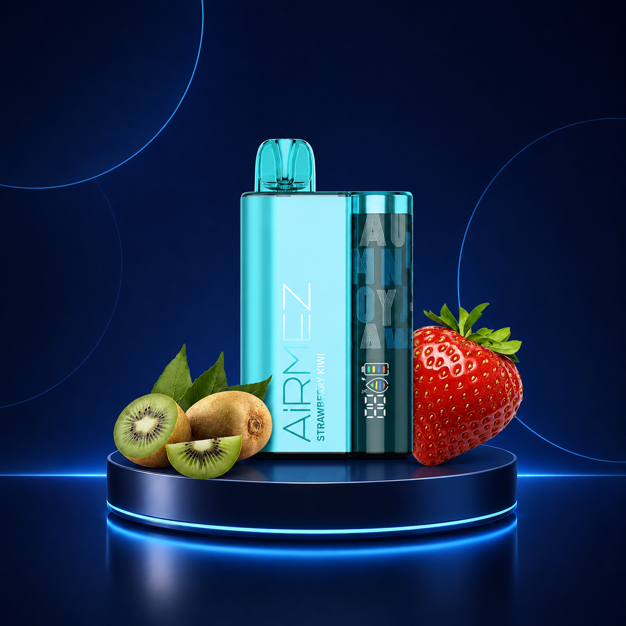 AirMez Strawberry Kiwi Einweg Vape 12000 Zuege 2 Prozent